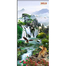 Mua tranh 3D dán kính 2 mặt 60x150cm