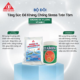 Bộ Đôi Tăng sức đề kháng, chống stress cho tôm