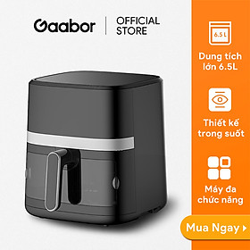 Mua Nồi chiên không dầu cảm ứng 6.5L cửa kính Gaabor AF65T-BK01A công suất 1500W trong suốt có đèn  màn hình cảm ứng - Hàng chính hãng