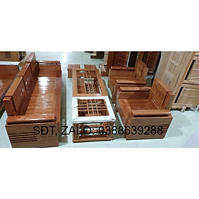 Bộ bàn ghế gỗ sồi Nga giá thật
