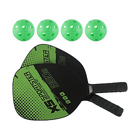Pickleball Paddles Set of 2 Pickleball Rackets Professional with Carrying Bag Paddle for Pickleball and Ball Set Beginners 2 Players Unisex Pros