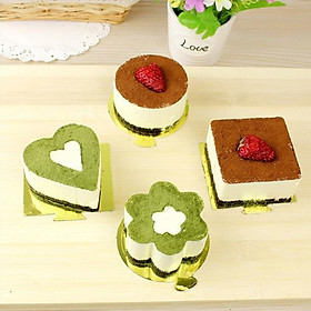 Mua Khuôn ring mousse mini ( tim vuông tròn hoa tam giác