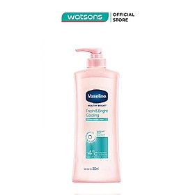 Gel Dưỡng Thể Vaseline Fresh & Bright Cooling Dưỡng Sáng Mát Lạnh 350ml