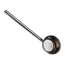 2X Long Handle Stainless Steel Soup Spoon Home Kitchen Porridge Ladle Tool 45cm