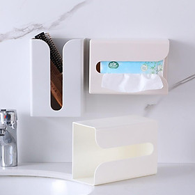 Mua Hộp Đựng Giấy Ăn  Giấy Vệ Sinh Đa Năng Kèm Miếng Dán Tường Sáng Tạo Mới