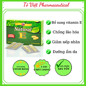 TPCN- Robinson Pharma USA- Natural E - Viên uống bổ sung vitamin E, giúp đẹp da, ngăn ngừa lão hóa, tái tạo da (30 viên)