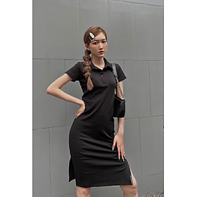 LAAS Đầm polo tay ngắn năng động trẻ trung