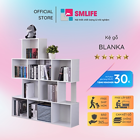 Mua Giá sách gỗ công nghiệp thiết kế đẹp hiện đại tiện nghi SMLIFE Blanka