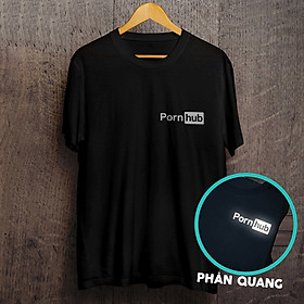 Áo Thun Nam Phản Quang Pornhub, Áo Uninsex, Tay Ngắn, Cổ Tròn, Có Áo Thun Size Lớn 2XL, 3XL, 4XL, XXL, XXXL, XXXXL