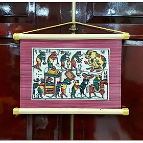 Mua Đám Cưới Chuột - Tranh dân gian Đông Hồ - Dong Ho folk woodcut painting