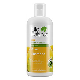 Dầu Gội Đầu Mọc Tóc Nhanh Tinh Dầu Chanh Bio Balance 330ml