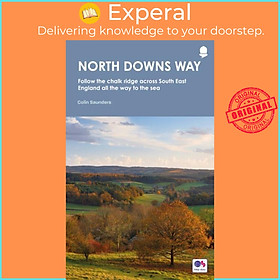 Sách - North Downs Way by Colin Saunders (UK edition, paperback)