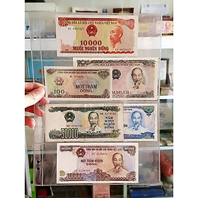 Mua Bộ tiền giấy cotton Việt Nam 6 tờ huyền thoại 50 100 đồng 10k 20k 50k 100k xưa   sưu tầm tiền xưa