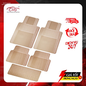 Bộ Thảm Lót Sàn Ô Tô PACKY PODA 5505 Màu Kem 4 Chỗ