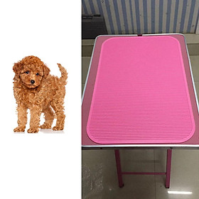 Pet Grooming Table Mat Rubber for Pet Bathing Grooming Training Green