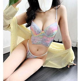 Đồ lót nữ - nội y nữ ren sexy thiết kế croptop, có gọng, nâng ngực