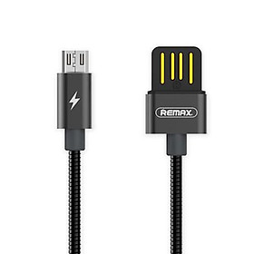Mua Cáp Sạc Bọc Thép Remax RC-080m Đầu Micro - Tặng Gía Đỡ Điện Thoại- Hàng Chính Hãng