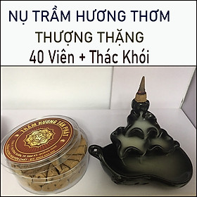 Mua Thác Khói Trầm Hương đẹp xông Trầm khói chảy ngược