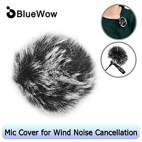 Kẹp phủ chắn gió micro BLUEWOW ZX05 cho Boya M1 phù hợp gắn cho hầu hết các loại ve áo