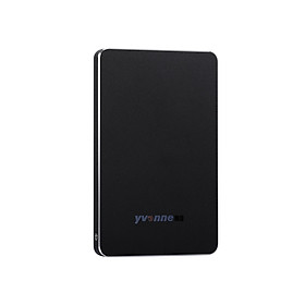 Yvonne 2.5" USB 3.0 HDD External Mobile Hard Drive Portable HDD Storage Compatible For PC Mac Desktop Laptop Black 1TB