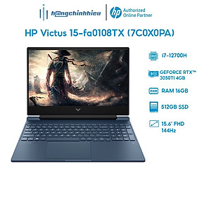 Mua Laptop HP Victus 15-fa0108TX 7C0X0PA i7-12700H | 16GB | 512GB | RTX 3050Ti 4GB | 15.6  FHD Hàng chính hãng
