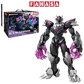 Đồ Chơi Lắp Ráp Mô Hình Marvel Mecha Black Panther - Keepplay 73053