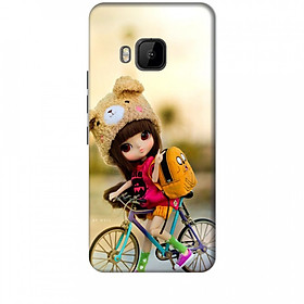 Ốp lưng dành cho điện thoại HTC M9 Baby anh Bicycle Mẫu 2