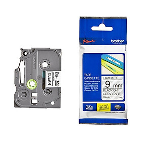 Mua Nhãn tiêu chuẩn Brother TZe-121  (9mm x 8m - Chữ đen trên nền trong  chống thấm nước) - Hàng chính hãng