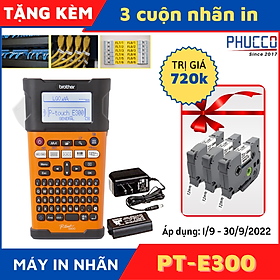 Máy in nhãn TZe Brother PT-E300 - Hàng chính hãng