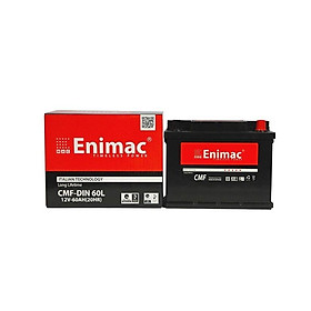 Bình Ắc Quy ENIMAC CMF DIN60L/R/LBN (12V-60AH) - Cọc L