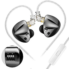 KZ D-Fi trong Ear Monitor Tarespher Hifi Tarphone 4 Customizabletuning Switch Tai nghe Zobel Mạng Thiết kế Mạng Mạng