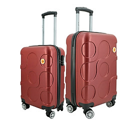 Bộ 2 vali nhựa kéo size 20inch + 24inch i'mmaX X12