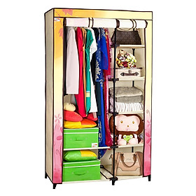 Tủ vải Thanh Long TVAI01 100 x 46 x 175 cm Giao màu ngẫu nhiên