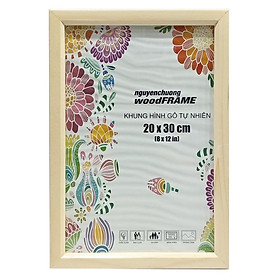 Khung Hình Gỗ Tự Nhiên 20x30
