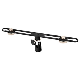 Adjustable Stereo Microphone Bar with 5/8inch Screws for Holding 2