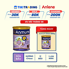 Sữa Bột Dành Cho Mẹ Bầu Anmum Materna Hương Chocolate 800g