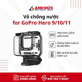 Mua VỎ CHỐNG NƯỚC GOPRO HERO 10 / GOPRO HERO 9 BLACK - HÀNG CHÍNH HÃNG
