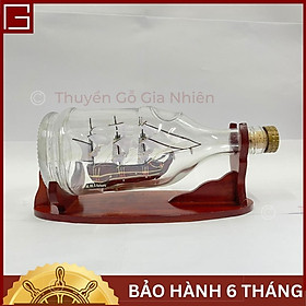 [Giá xưởng] Mô Hình Thuyền Gỗ Trang Trí Phong Thủy Dạng Thuyền Chai lớn H.M.S VICTORY Chính Hãng, Hàng Xuất Khẩu Chất Lượng Cao 