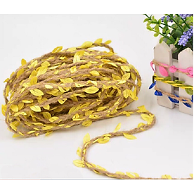 Dây thừng lá vàng DIY 1M