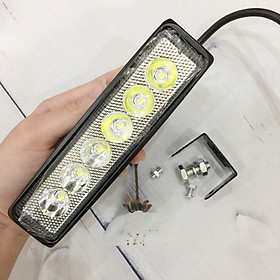 Đèn Trợ Sáng C6 Dài Trang Trí Ô Tô Xe Máy, Điện áp sử dụng 12V Ắc Quy, Công xuất 1 Led 18W - A213