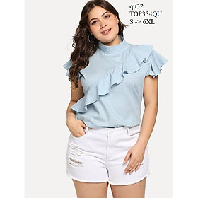 TOP268 ÁO KIỂU NỮ NHÚN BÈO THỜI TRANG