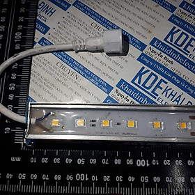 Led thanh nhôm ngoài trời 1 màu 5050 48led/1m, 24V kde2699