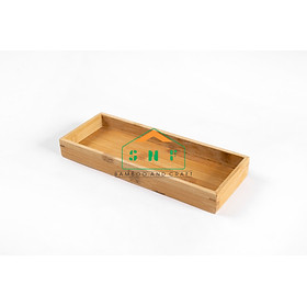 Mua Khay Đựng Gia Vị Bằng Gỗ Tre Hình Chữ Nhật Cao Cấp  Sang Trọng- SNF Bamboo and Craft