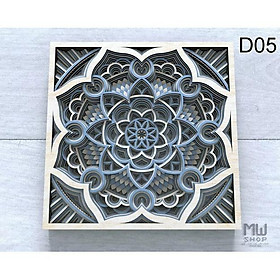 Mua Tranh gỗ nhiều lớp Mandala TQT decor