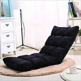 Mua Ghế Tatami Ngồi Bệt  Tựa Lưng 5 Cấp Độ - Đen