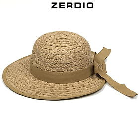 Mũ Cói Bé Gái, Nón Đi Biển Rộng Vành Phong Cách Hàn Quốc MCTE02