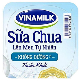 Lốc 4 sữa chua ăn vinamilk không đường hũ 100g - 8934673605823