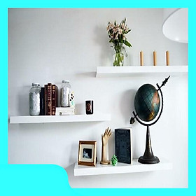 Mua Kệ Treo Tường 3 Màu trắng 50x13cm Trắng