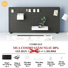 Mua BẢNG PEGBOARD SƠN TĨNH ĐIỆN CAO CẤP KẸP BÀN - DỌN DẸP GÓC LÀM VIỆC VÀ DECOR KHÔNG GIAN SỐNG