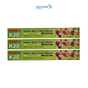Mua 3 Hộp Màng Bọc Thực Phẩm Nhựa Sinh Học KANGO K30 (Size 30cm)
